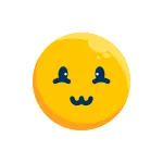 Emoticon Emotion Face Shy Smiley SVG Icon